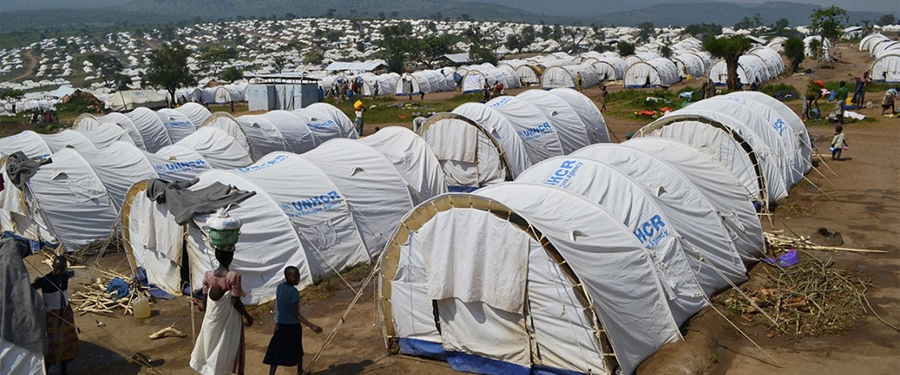 Mahama Refugee Camp är det största flyktinglägret i Rwanda.
