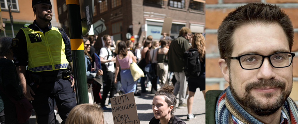 Fridays for futures arrangerade en demonstration i samband med Stockholm i Stockholm +50.