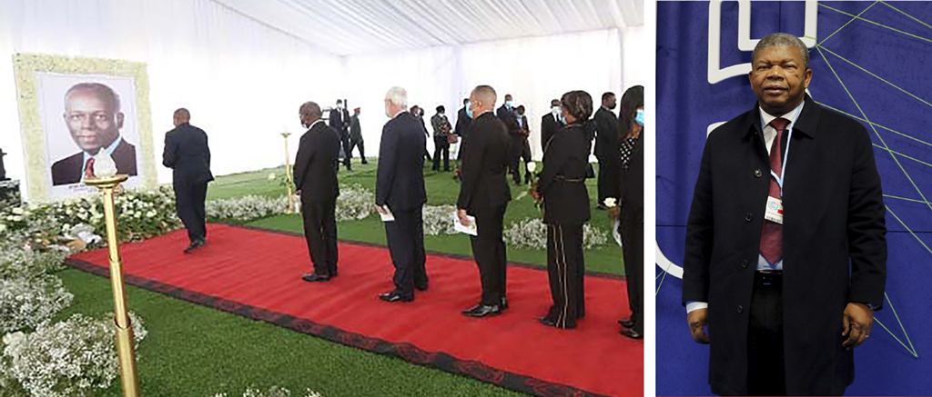 Minnesceremoni för Angolas förre president, Jose Eduardo dos Santos, i Luanda, Angola, 11 juli 2022.