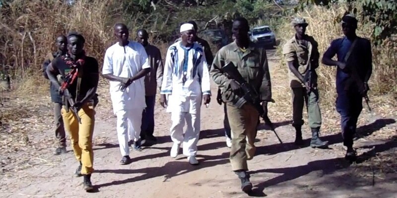 Medlemmar av separatiströrelsen Mouvement des Forces Démocratiques de Casamance (MFDC) 2017.