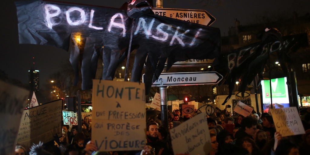 När Roman Polanski utsågs till bästa regissör 2020 av franska Césarpriset möttes det av stora protester både inne på ceremonin och utanför.