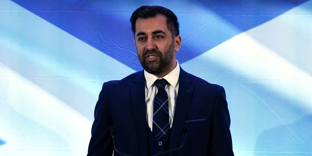 Humza Yousaf är ny partiledare för Scottish National Party.