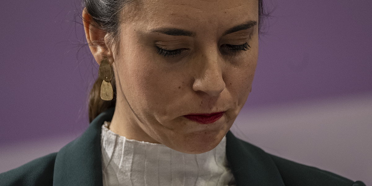 Spaniens jämställdhetsminister Irene Montero.