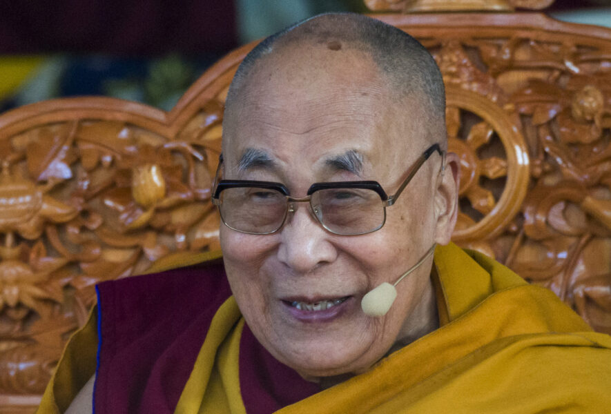 Tibets andlige ledare Dalai lama.