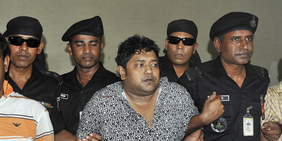 Mohammed Sohel Rana greps nära gränsen precis när han var på väg att fly in i Indien, april 2013.