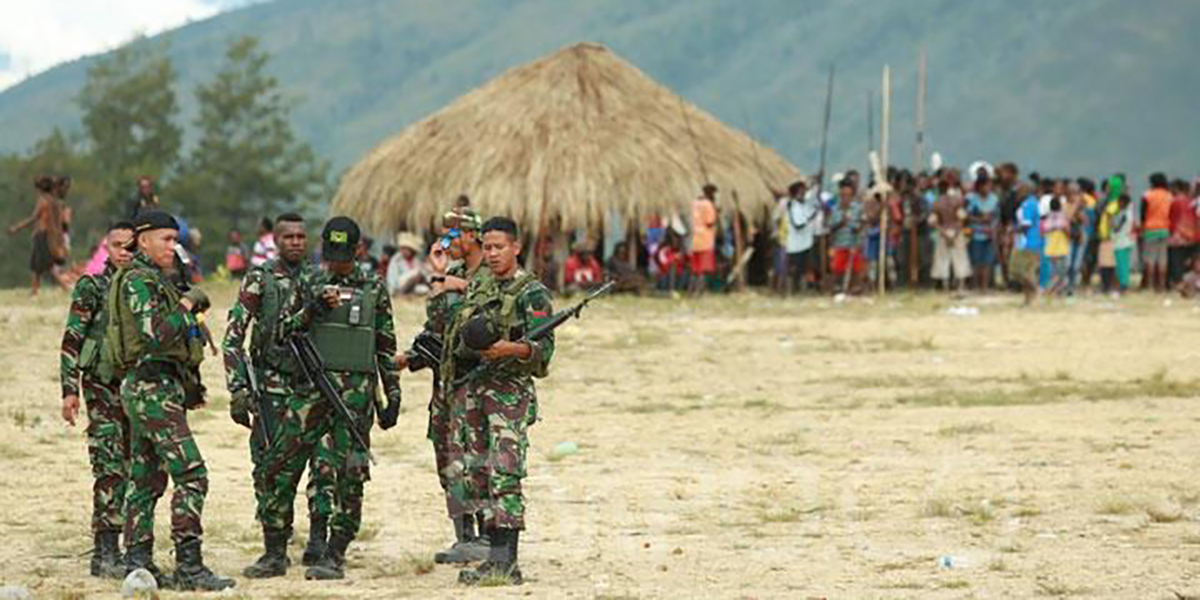 Den indonesiska militären har genomfört operationer i Nduga sedan december 2018.