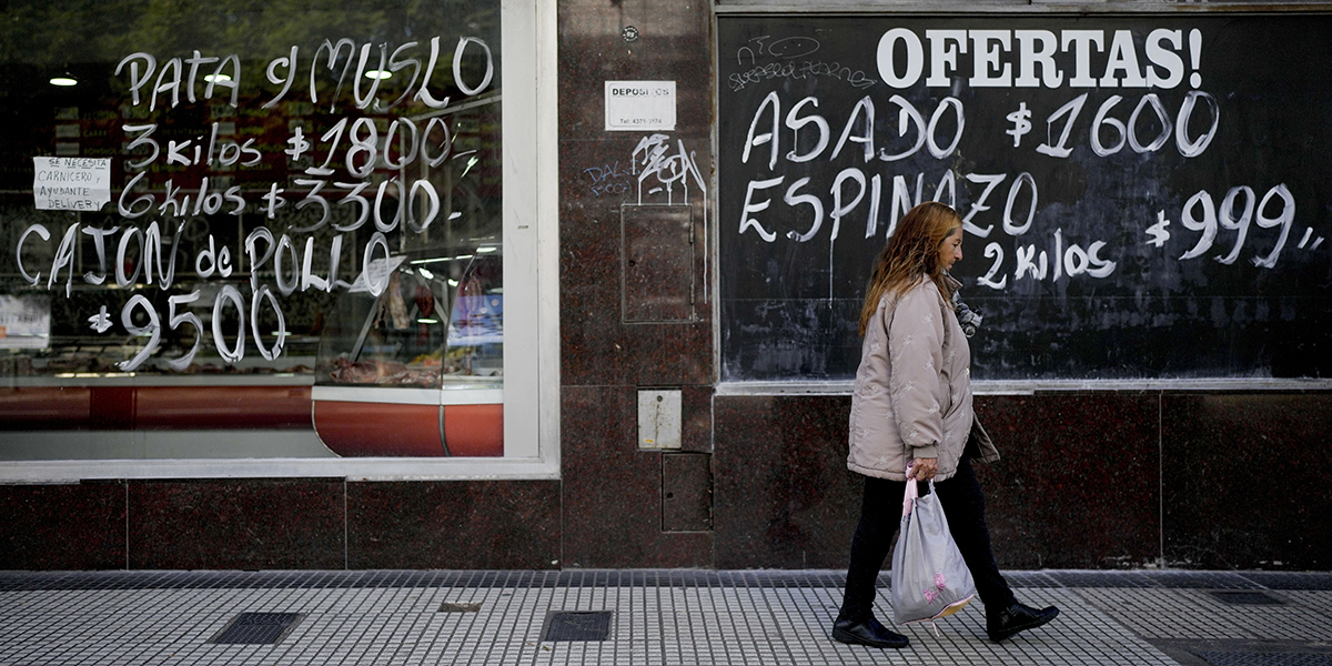 Argentinas inflation nådde i år över 100 procent.