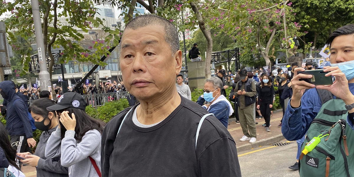 Jimmy Lai riskerar en av de strängaste påföljderna enligt den nya säkerhetslagen, livstids fängelse.
