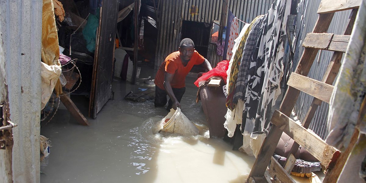 Översvämningar i Mogadishu, Somalia, tisdagen den 21 november 2023.