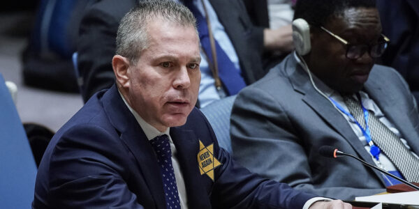 Israels FN-ambassadör Gilad Erdan