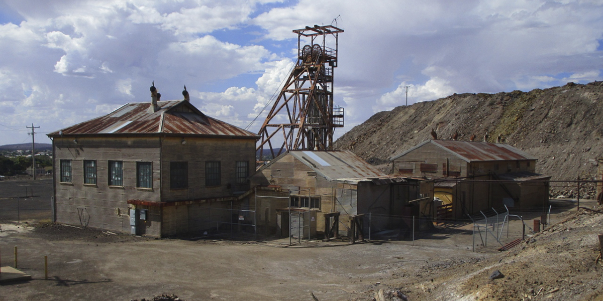 Nedlagd gruva i Kabwe