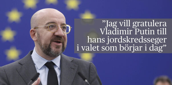 Europeiska rådets ordförande Charles Michel