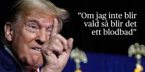 Om jag inte blir vald så blir det ett blodbad. Det kommer att bli ett blodbad för landet, säger Donald Trump.