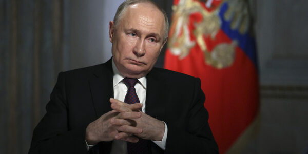 Rysslands president Vladimir Putin.
