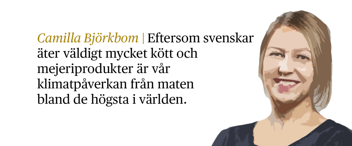 Camilla Björkbom med citat