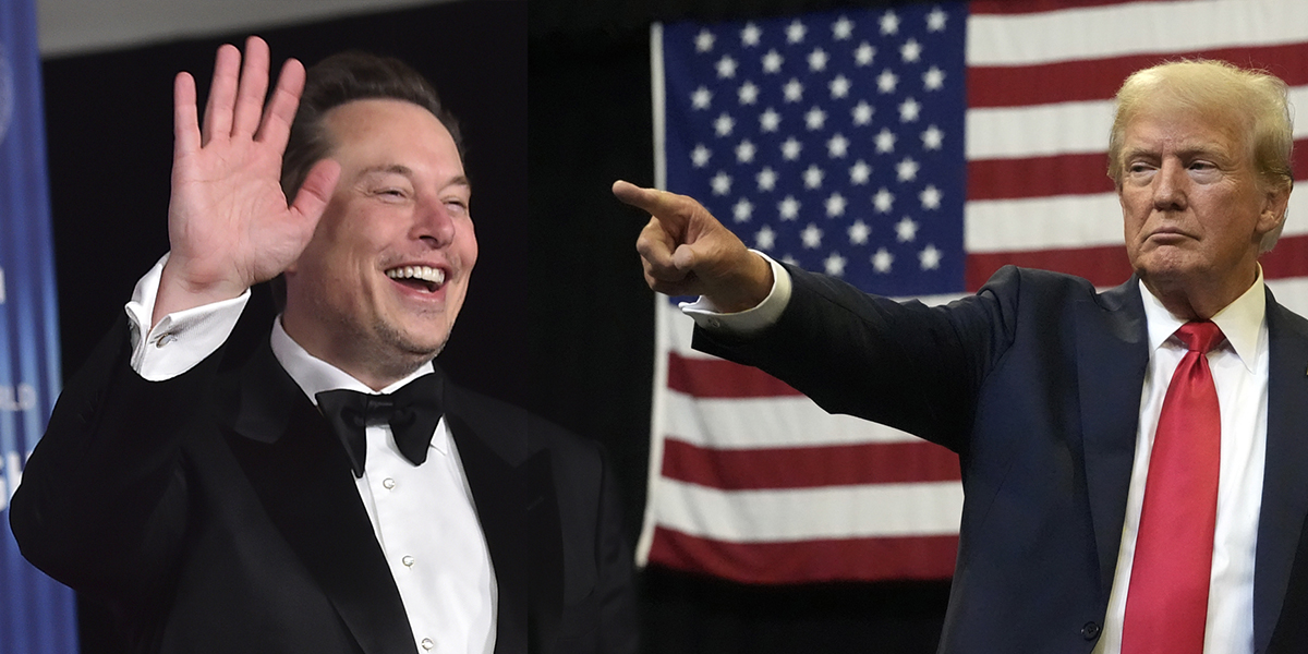 Elon Musk och Donald Trump