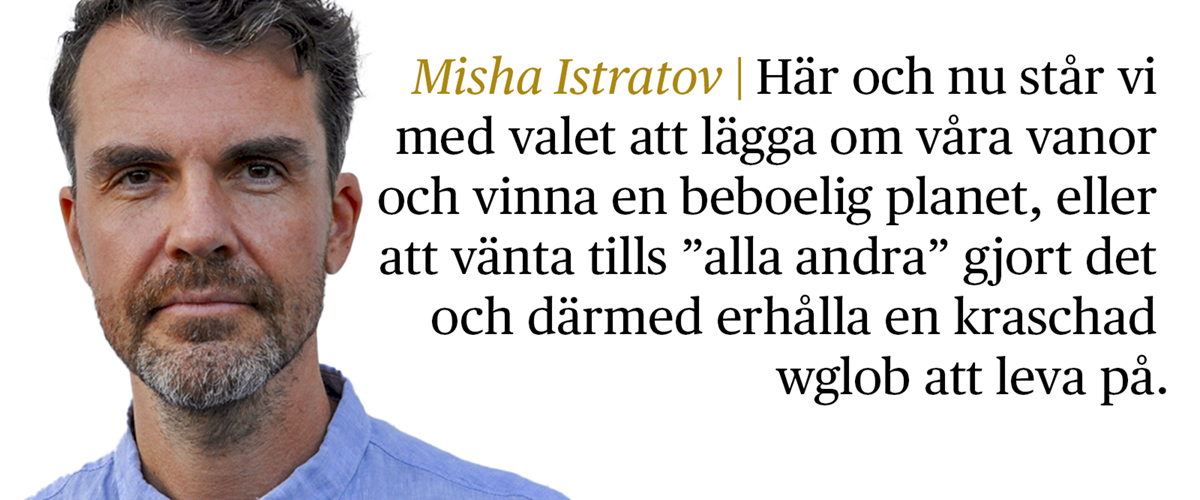 Misha Istratov med citat