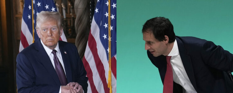 Donald Trump och Wopke Hoekstra.