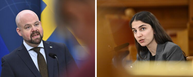 Peter Kullgren och Romina Pourmokhtari