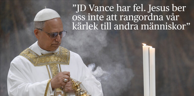 Påven med citat
