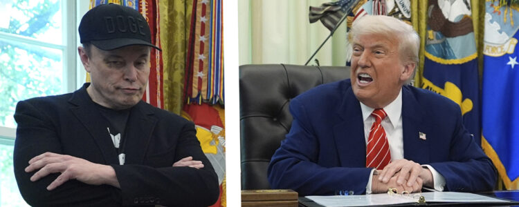 Elon Musk och President Donald Trump