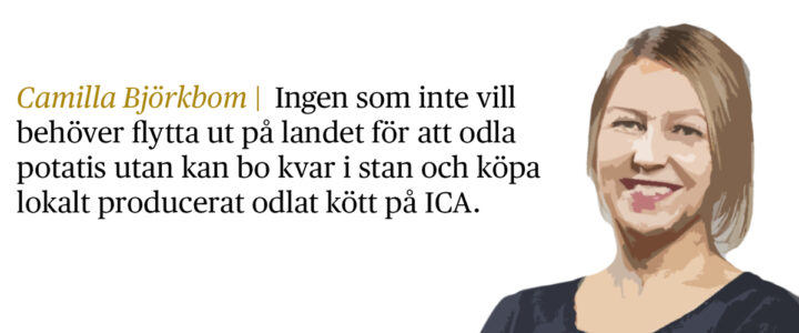 Camilla Björkbom med citat