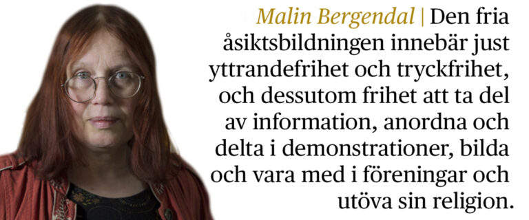 Malin Bergendal med citat