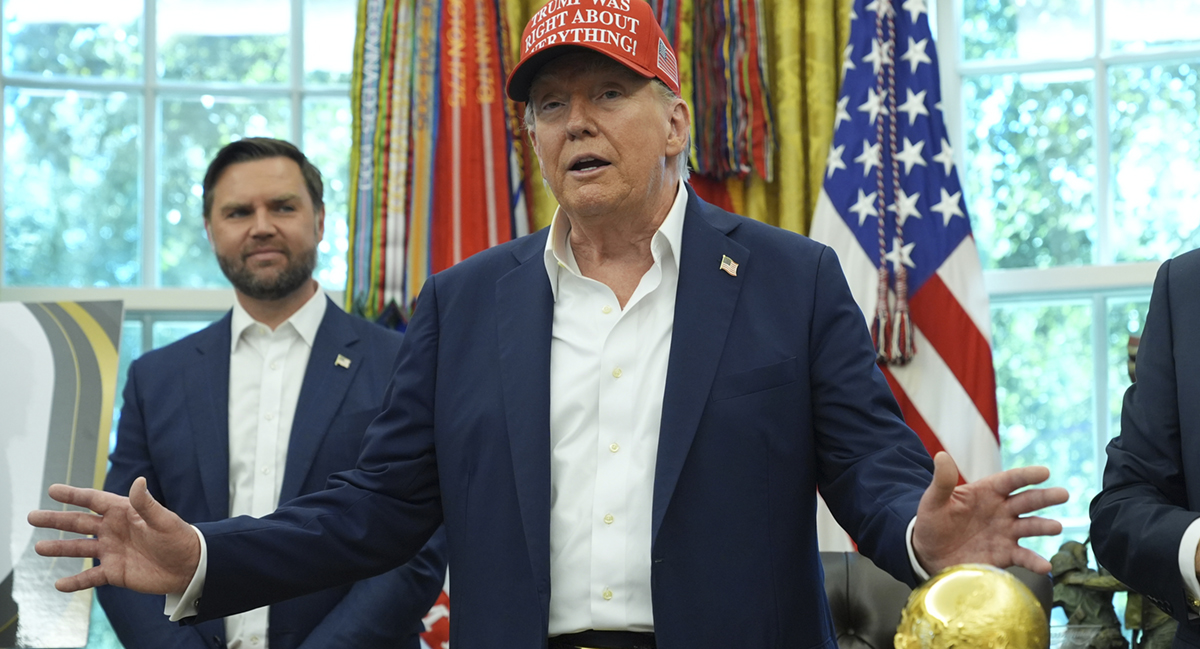 J D Vance och Donald Trump