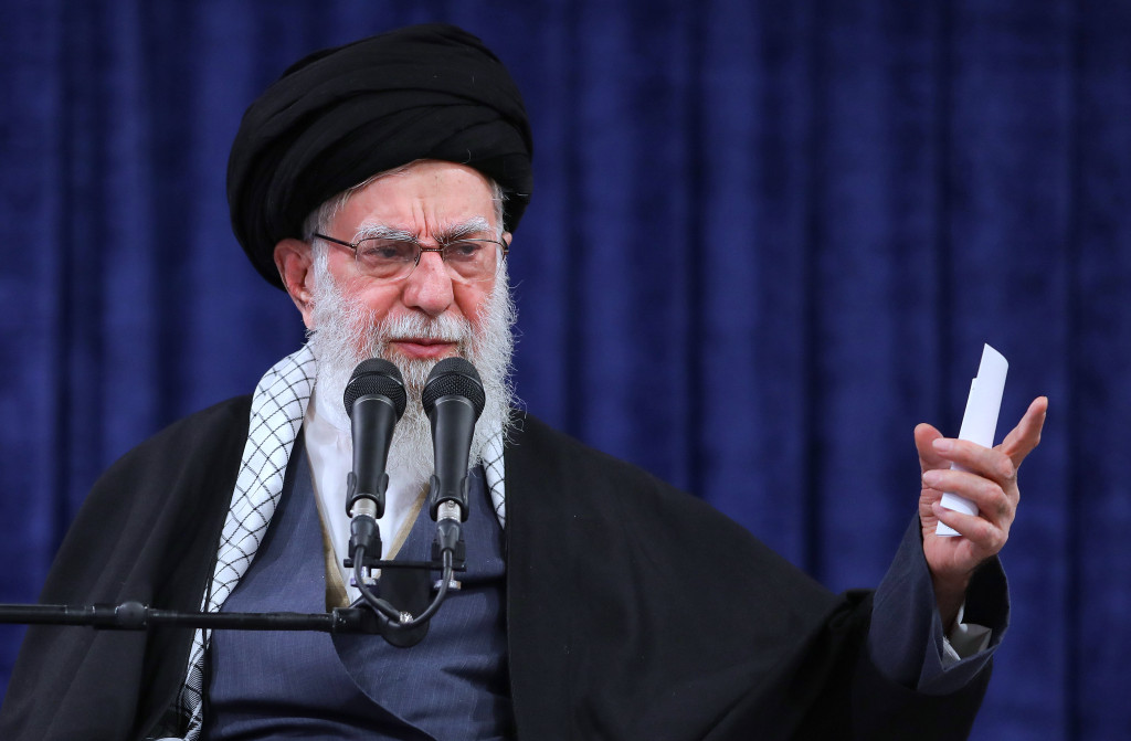 Ayatolla Ali Khamenei.