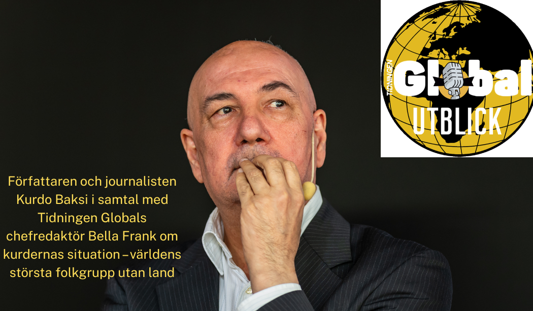 Kurdo Baksi med Global utblick-logga.