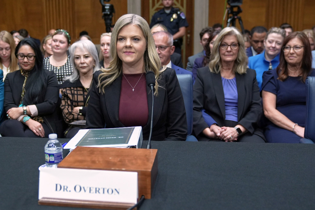 Heidi Overton i senatsutfrågning.